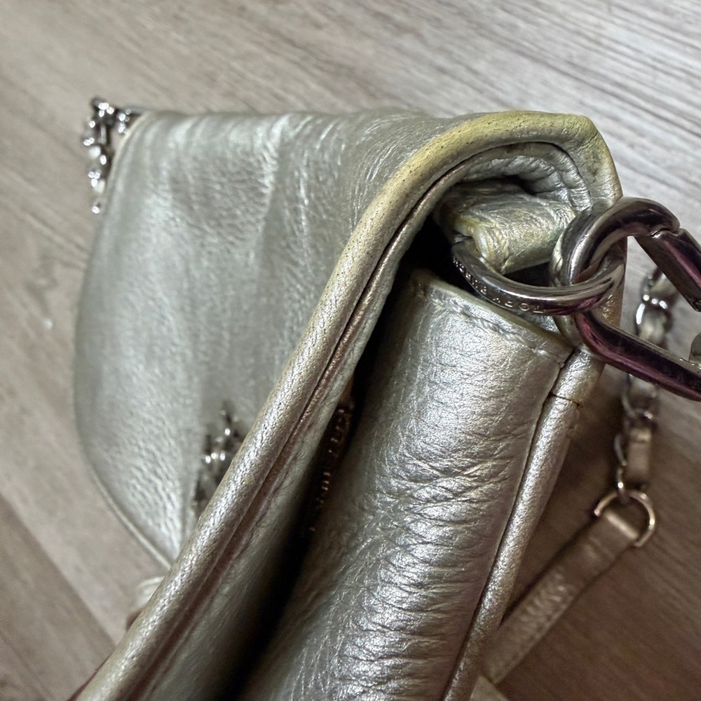 Tory Burch Silver Leather Crossbody - Picture 15 of 16